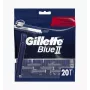 Gillette Blue II kertakäyttöparranajokone miehille, 20 kpl, kaksiteräiset terät Lubrastripillä 7702018466757