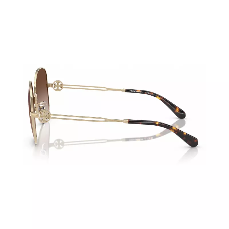 Tory Burch TY6112-334613 naisten aurinkolasit Butterfly Dark Havana ruskea gradient 56/16/140 mm