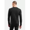 Odlo Merino 200 BL Top Crew Neck LS aluskerraston yläosa - musta - XXL