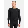 Odlo Merino 200 BL Top Crew Neck LS aluskerraston yläosa - musta - XXL