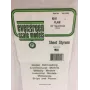 Evergreen 9010 polystyreenilevy 300 x 150 x 0,25 mm, valkoinen, 4 kpl:n pakkaus