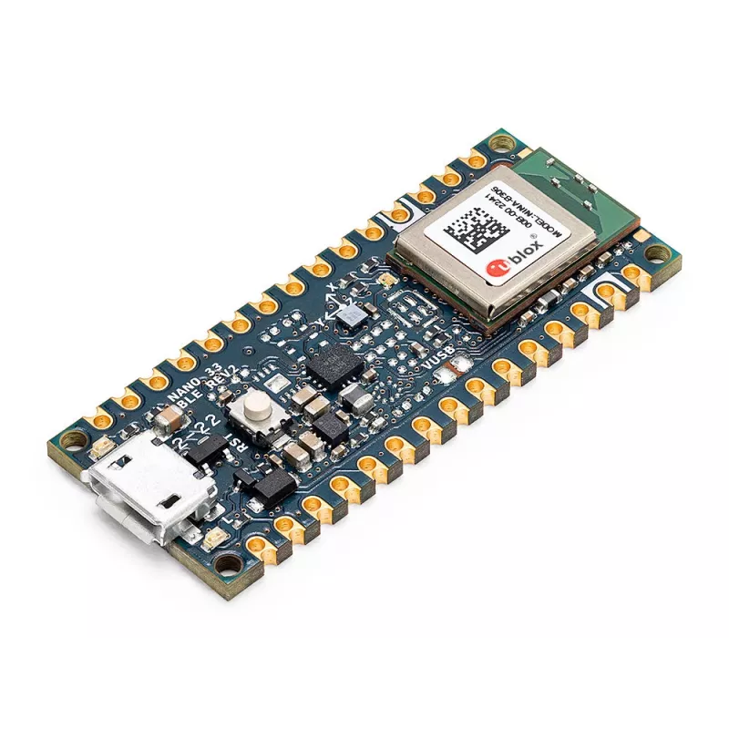 Arduino Nano 33 BLE Rev2 -kortti ABX00071 nRF52840 Cortex-M4 ja BLE 5.0