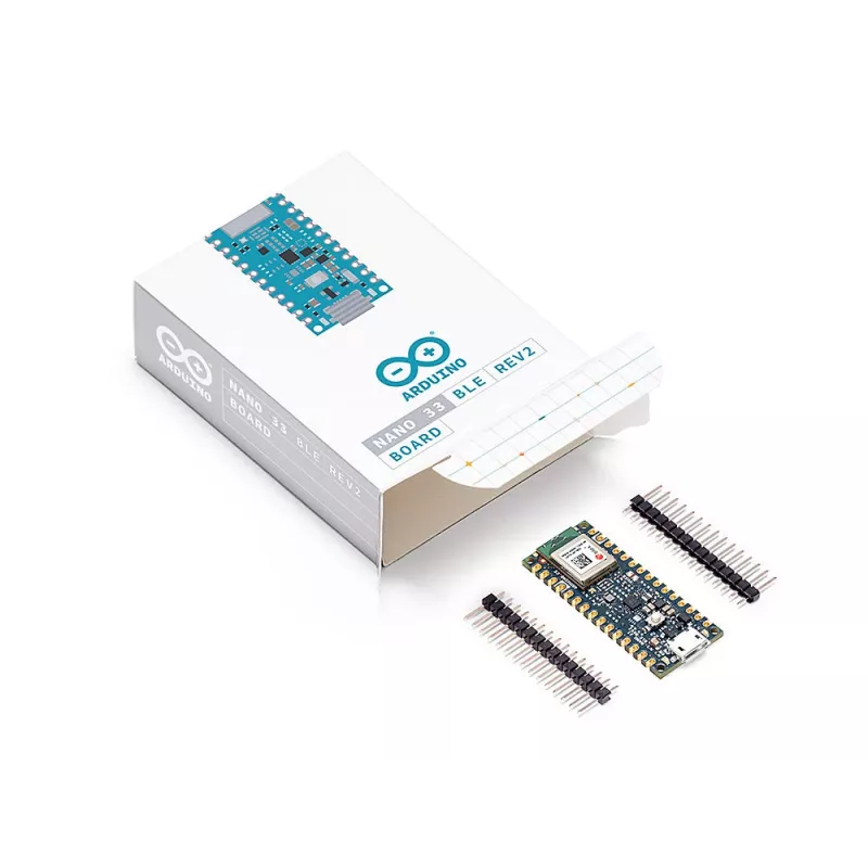 Arduino Nano 33 BLE Rev2 -kortti ABX00071 nRF52840 Cortex-M4 ja BLE 5.0