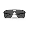 Armani Exchange miesten AX4150SU aurinkolasit, musta kehys, harmaat linssit, 59/15/145 mm AX4150SU80588