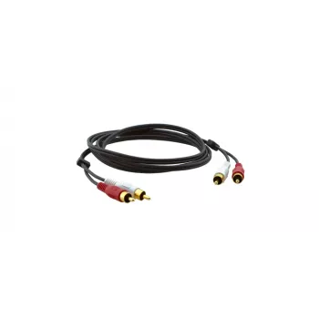 Kramer C-2RAM/2RAM-1 RCA-pistoke RCA-pistokkeeseen koaksiaalinen audiokaapeli 0,3 m musta 95-0202001