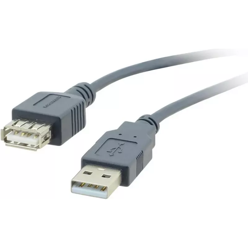 Kramer Electronics C-USB/AAE-10 USB 2.0 -kaapeli, USB-A pistoke USB-A pistokkeeseen, 3 m, valkoinen 96-02121010
