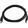 Kramer Electronics 0,9 m USB 2.0 -kaapeli USB-A pistoke USB-B pistokkeeseen musta (96-0215003)