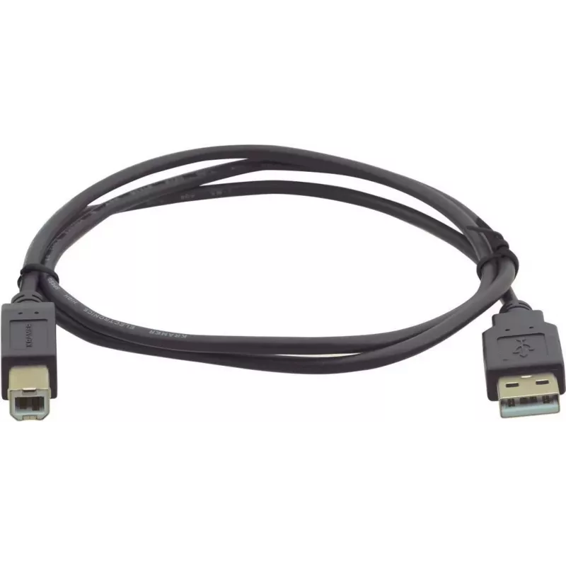 Kramer Electronics 0,9 m USB 2.0 -kaapeli USB-A pistoke USB-B pistokkeeseen musta (96-0215003)