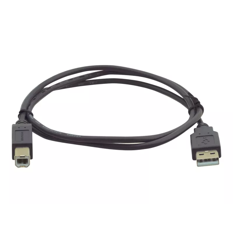 Kramer Electronics 0,9 m USB 2.0 -kaapeli USB-A pistoke USB-B pistokkeeseen musta (96-0215003)