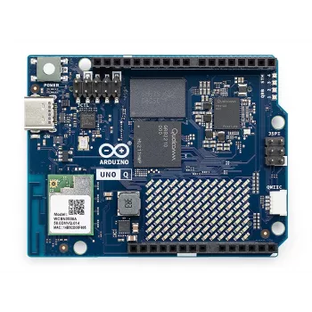 Arduino Uno Q ABX00162 kehityslevy, 2 GB / 16 GB eMMC, 4 x 2,0 GHz