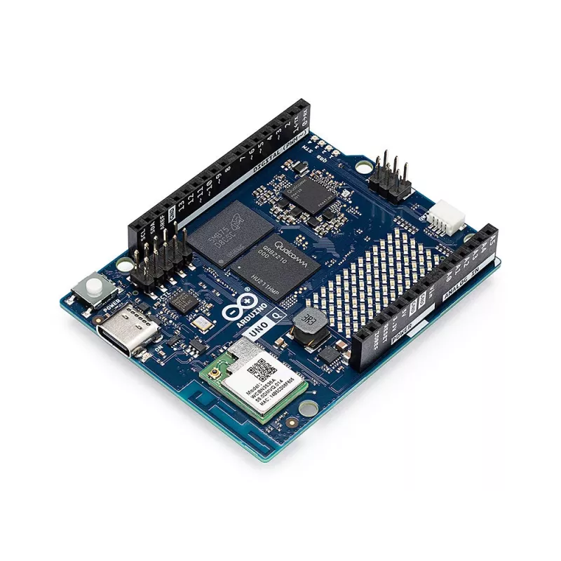 Arduino Uno Q ABX00162 kehitysalusta, 2 GB / 16 GB eMMC, 4 x 2,0 GHz