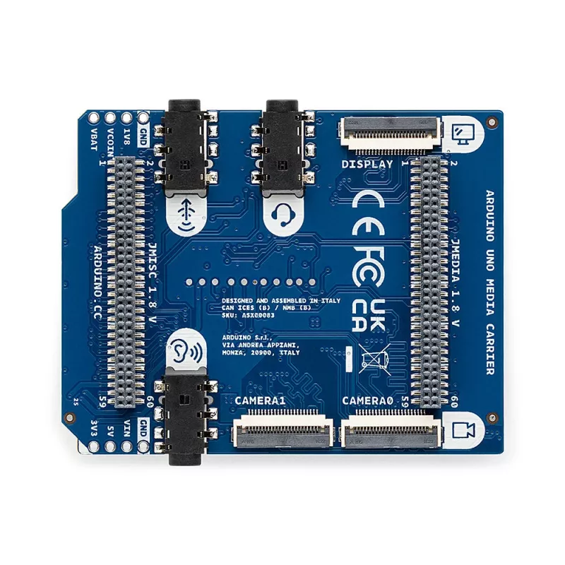 Arduino UNO Media Carrier kehityslevy ASX00083