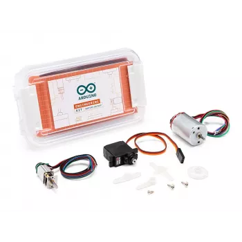 Arduino AKX00033 moottori Engineering Kit R2:lle - 12V harjallinen DC-moottori, 6000 kierr./min, D-akseli