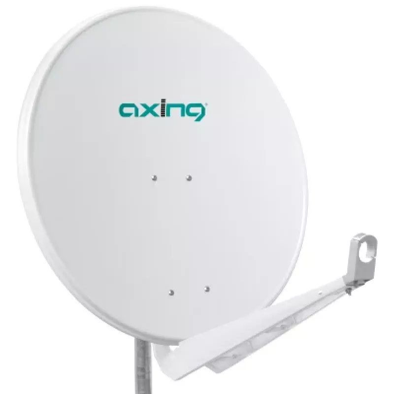 AXING SAA 85-01N alumiininen satelliittiantenni 85 cm, vaaleanharmaa SAA08501N