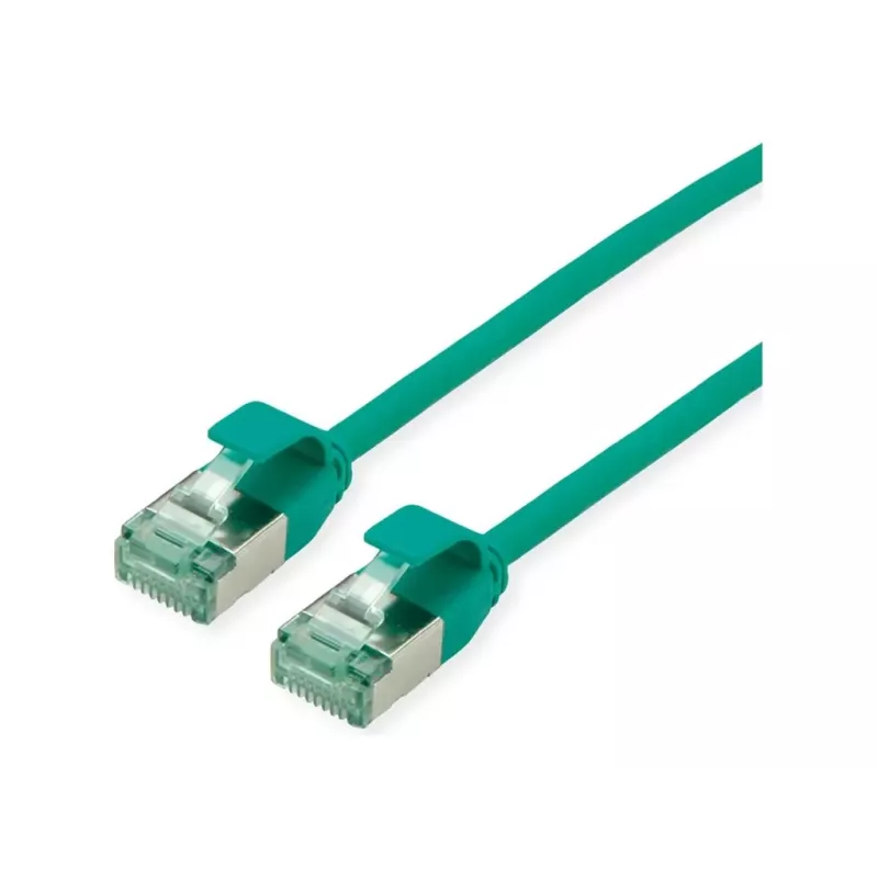 ROLINE RM U/FTP -verkkokaapeli Cat.6A/Class EA SLIM vihreä 0,5 m - FTP (21.45.3332)