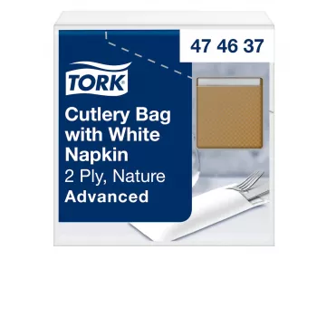 TORK 100 aterinsuojusta ruskea 6,0 x 19,5 cm (474637)
