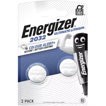 Energizer Ultimate Lithium CR2032 nappiparisto, 3 V, 235 mAh, 2 kpl:n pakkaus