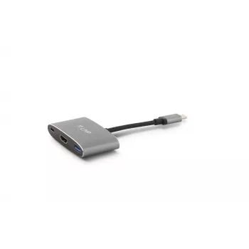 LMP USB-C Combo -keskitin - HDMI, 3x USB-A, USB-C PD 60W, 5Gbps, Space Grey alumiini MacBook 12 inch