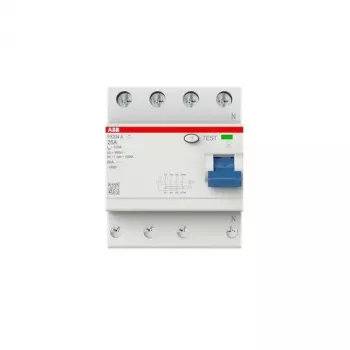 ABB FX204A-25/0.03 vikavirtasuojakytkin 4P 25A 30mA tyyppi A 230/400V AC 2CSF204165R1250