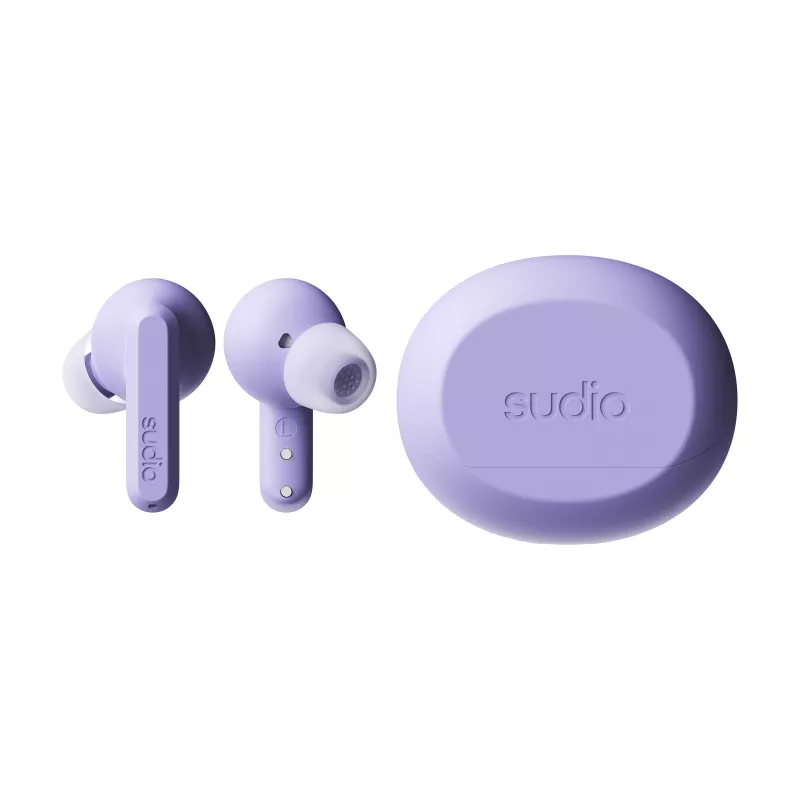 Sudio A3 Pro langattomat Bluetooth-kuulokkeet ANC:llä, läpinäkyvyystila, IPX4, violetti A1PROPUR