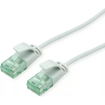 ROLINE RM UTP verkkokaapeli Cat.6A/Class EA SLIM, harmaa, 0,15 m 21.45.3400