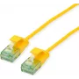 ROLINE RM UTP verkkokaapeli Cat.6A Class EA Slim keltainen 2m 21.45.3425