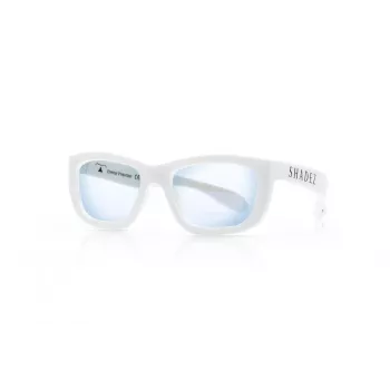 SHADEZ Blue Light White Teeny lasten sinivalosuodatinlasit, 7-16 vuotta