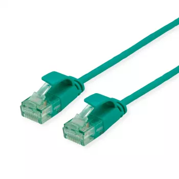 ROLINE RM UTP -verkkokaapeli Cat.6A/Class EA Slim vihreä 0,3 m 21.45.3431