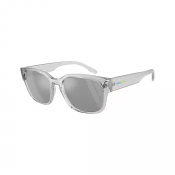 Arnette AN4325-28586G unisex suorakaiteen muotoiset aurinkolasit, mattamusta kehys, tummanharmaat linssit, 54-19-145 mm
