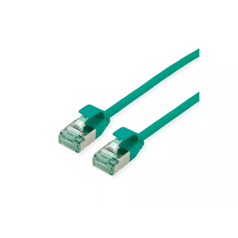 ROLINE RM U/FTP -verkkokaapeli Cat.6A Class EA Slim vihreä 0,3 m 21.45.3331
