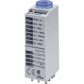 Finder monitoimiaikarele 85.03.0.024.0000, 24V AC/DC, 3 CO, 16 toimintoa, DIN-kisko