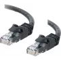Cables2Go 0,5 m Cat6 UTP Ethernet -verkkokaapeli, musta, snagless, PVC-kuori 83405
