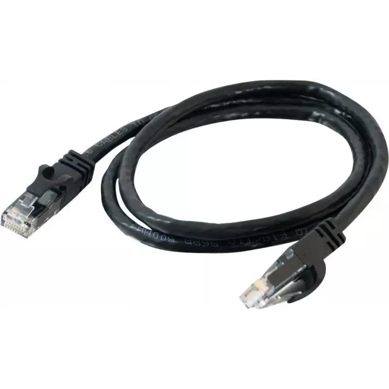 Cables2Go 0,5 m Cat6 UTP Ethernet -verkkokaapeli, musta, snagless, PVC-kuori 83405