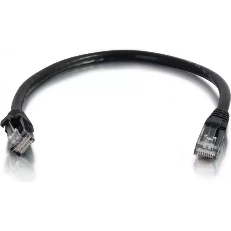 Cables2Go 0,5 m Cat6 UTP Ethernet -verkkokaapeli, musta, snagless, PVC-kuori 83405