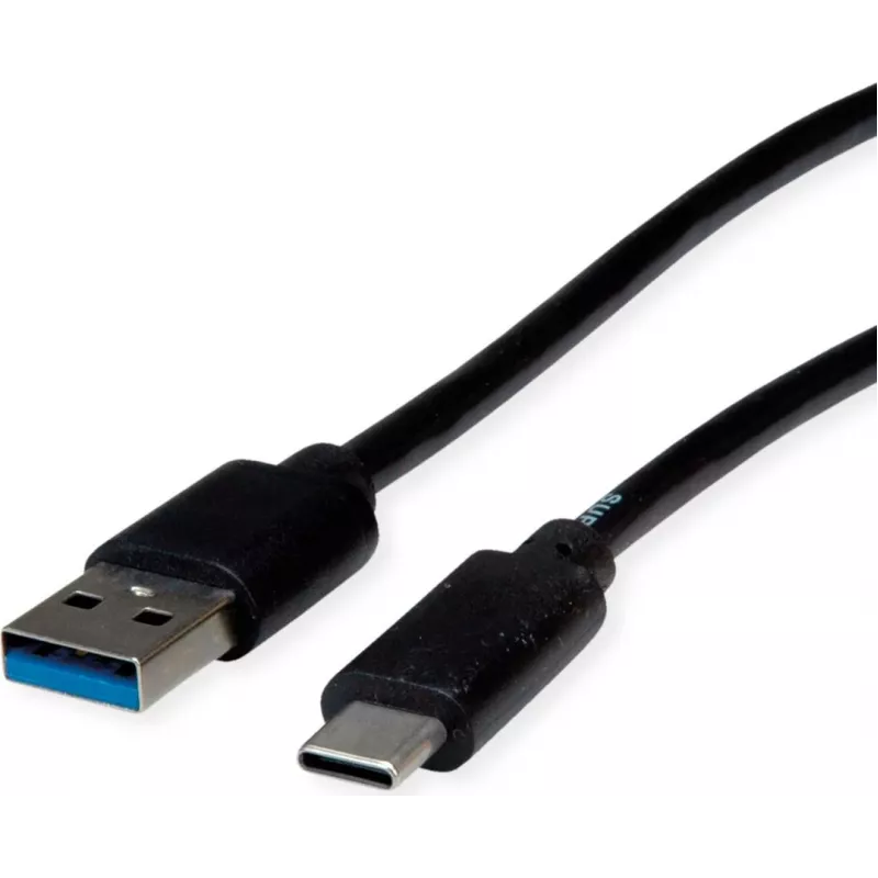 ROLINE RM USB 3.2 Gen 1 -kaapeli, USB A-C, ST/ST, musta, 3 m 11.45.9013