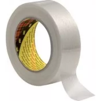 3M Scotch filamenttiteippi 8956, läpinäkyvä, 50 mm x 50 m, 0,131 mm paksu, PP-kalvokanta, 1 rulla 89565050