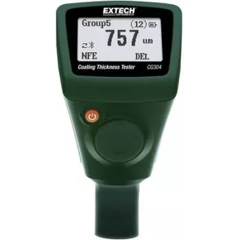 Extech CG304 pinnoitepaksuusmittari 0-2000 µm Bluetoothilla ja USB:lla
