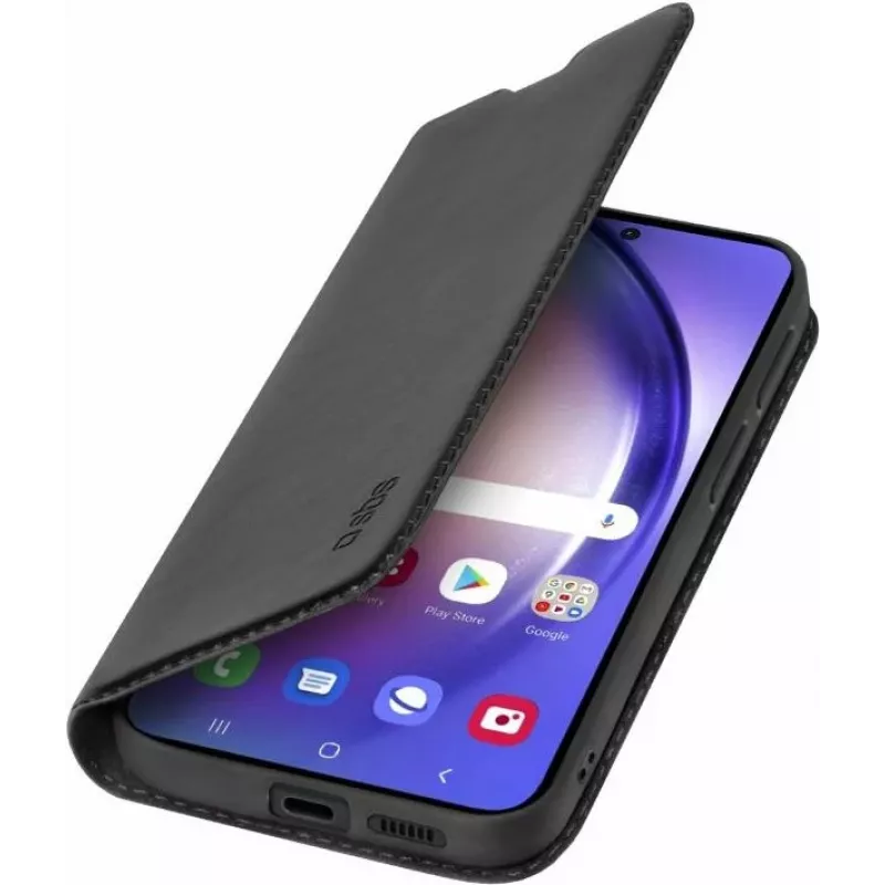 SBS Mobile lompakkokotelo Samsung Galaxy A55 5G, musta TEBKLITESAA55K