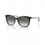 Armani Exchange naisten aurinkolasit kulmikkaat AX4151S 815811 musta/harmaa liukuväri 55mm