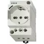 Finder pistorasia sähkökeskukseen 7U.00.8.230.0010 harmaa (RAL 7035) 16A 230V DIN-kisko