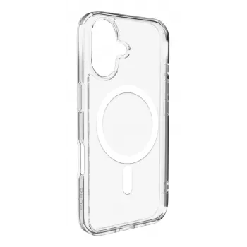 PURO kuori suojakotelo Apple iPhone 17 läpinäkyvä valkoinen MagSafe-yhteensopiva