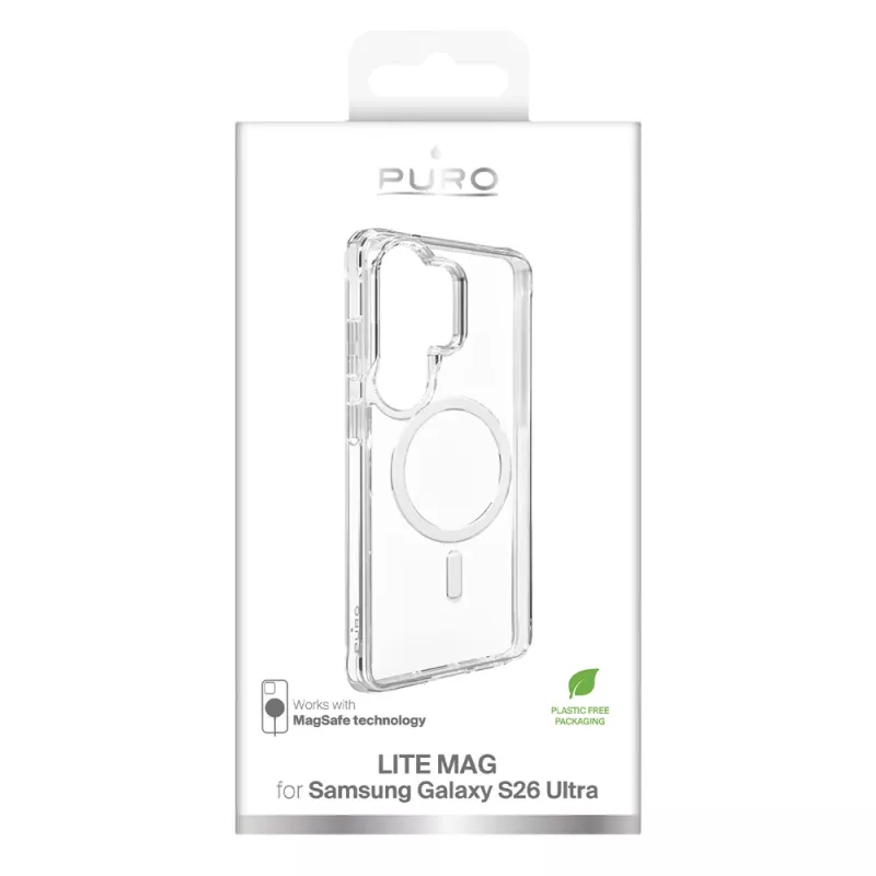 SBS Mobile läpinäkyvä MagSafe-kotelo Samsung Galaxy S26 Ultra – läpinäkyvä PUSGS26ULITEMAGTR