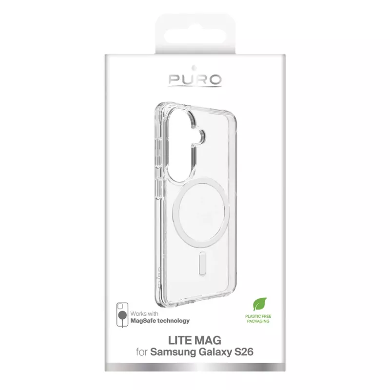 SBS Mobile kotelo Samsung Galaxy S26 Lite MagSafe läpinäkyvä TPU-kotelo PUSGS26LITEMAGTR