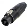 Neutrik NLT8FXX-BAG 8-napainen speakON kaapeliliitin, naaras, musta
