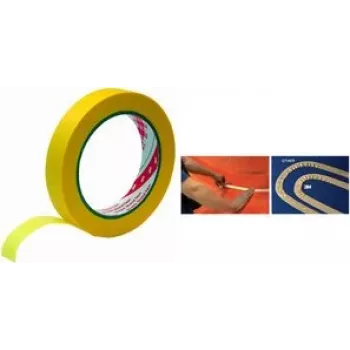 3M 244 Gold peittoteippi maalareille, 36 mm x 50 m, erittäin ohut 0,08 mm, akryyliliima, terävät värireunat, sisä/ulko, 1 rulla 2443650