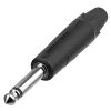 Neutrik NP2XX-NI-0 6,35 mm 2-napainen plugi, nikkelöidyt koskettimet, juotosliitäntä