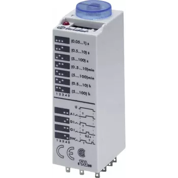 Finder 85.03.8.240.0000 monitoimiaikarele, 24-240 V AC/DC, 3 CO, 10 A, 18 toimintoa