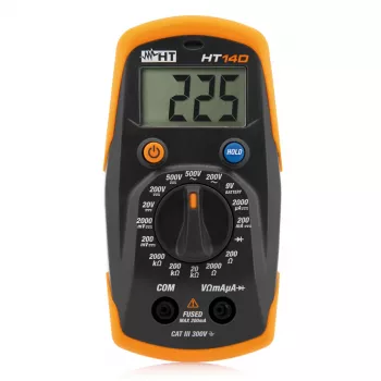 HT Instruments HT14D digitaalimultimittari CAT III 300 V, CAT II 600 V, 2000 counts 1010160