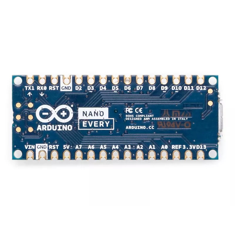 Arduino Nano Every -kehitysalusta – 6 kpl:n pakkaus (ABX00028-6P)