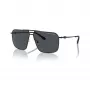 Armani Exchange miesten kulmikkaat aurinkolasit AX2050S609980 mattamusta/tummanharmaa 60 mm